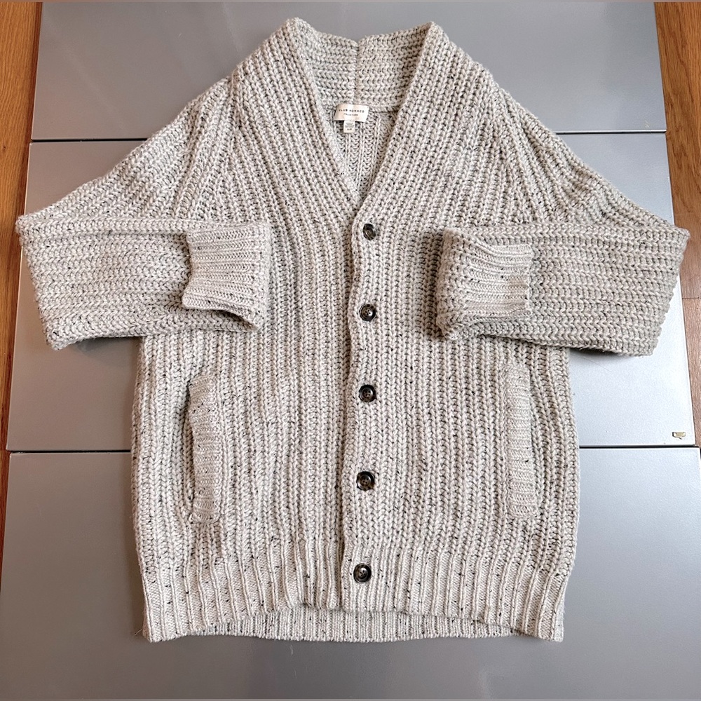 Small Club Monaco Shawl Wool Cardigan